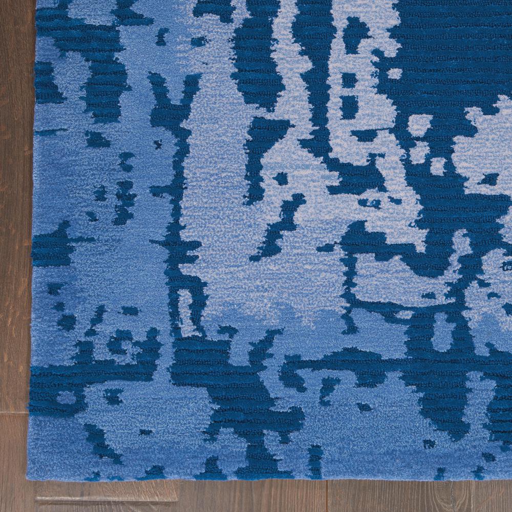 Symmetry Area Rug, Navy Blue, 8'6" X 11'6". Picture 4
