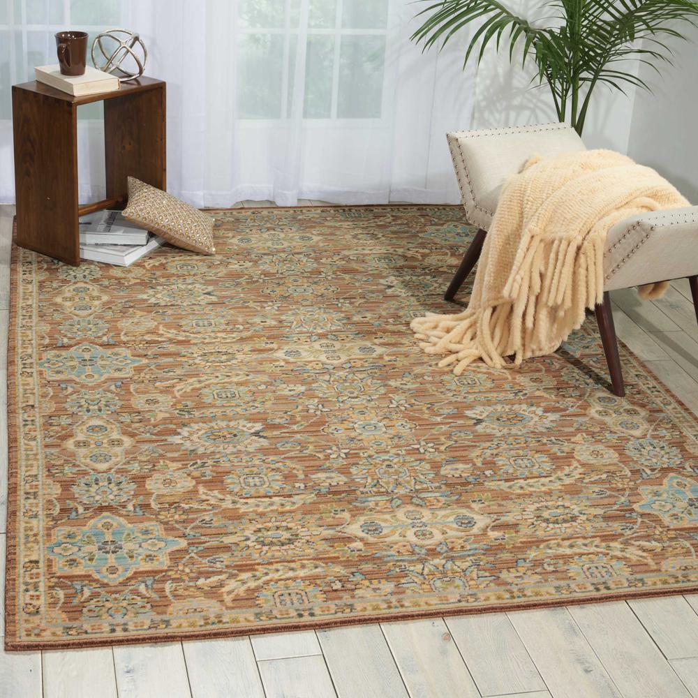 Nourison Timeless Mocha Area Rug. Picture 2