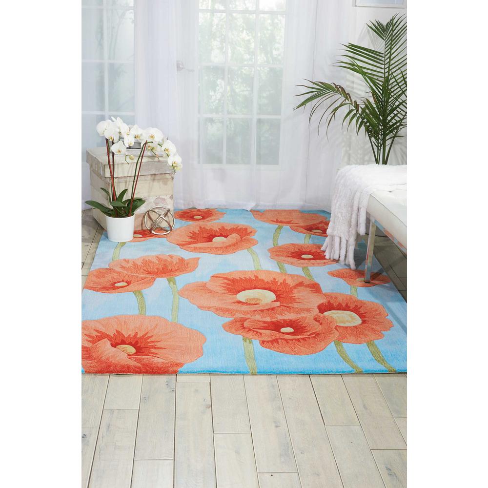Contemporary Rectangle Area Rug, 4' x 6'. Picture 3