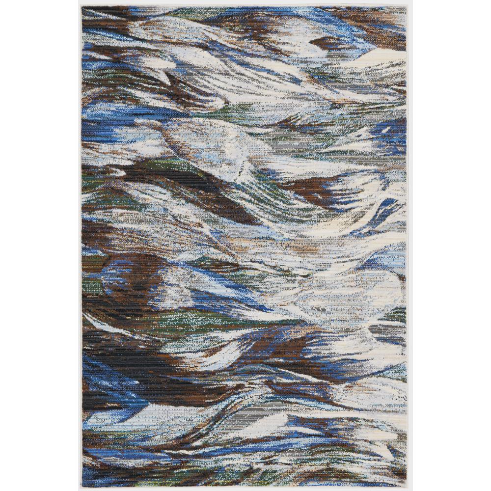 Modern Rectangle Area Rug, 4' x 6'. Picture 1