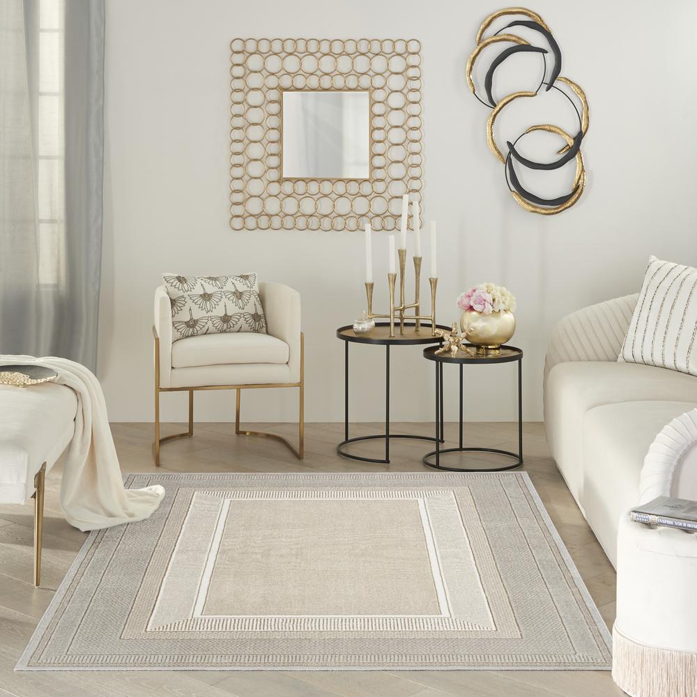 Modern Rectangle Area Rug, 5' x 7'. Picture 3