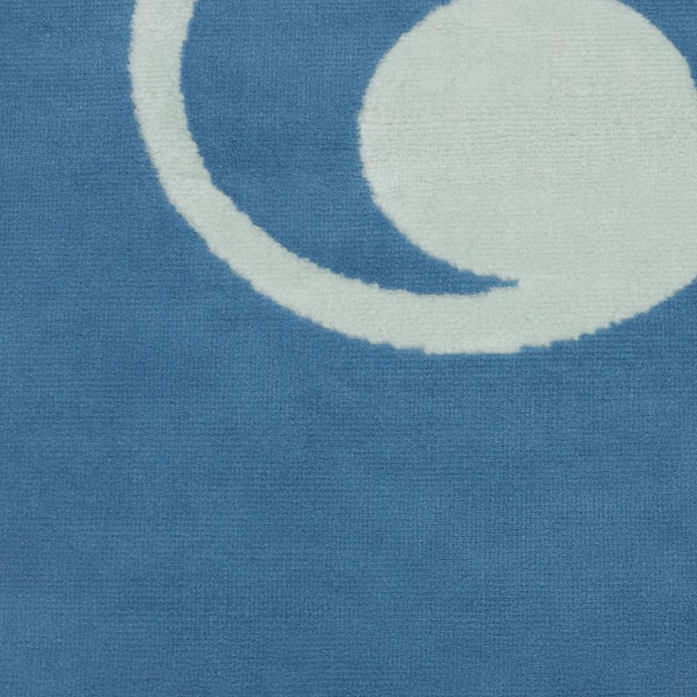 Grafix Area Rug, Blue Multicolor, 8'XROUND. Picture 6