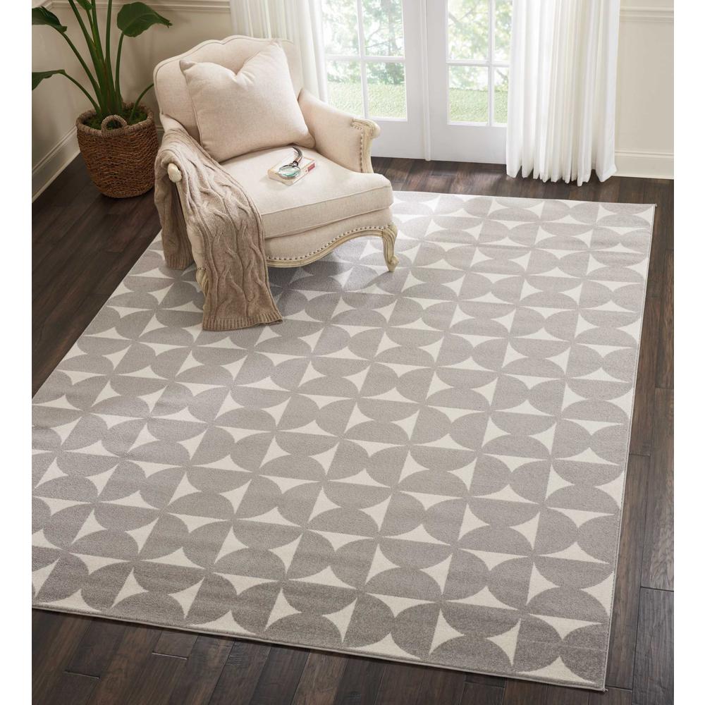 Nourison Harper Grey Kids Area Rug. Picture 2