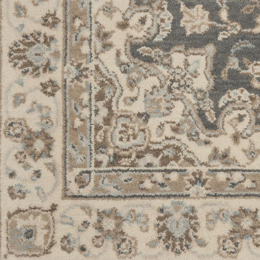 Nourison Living Treasures Area Rug, 2'6" x 4'3", Grey/Ivory. Picture 6