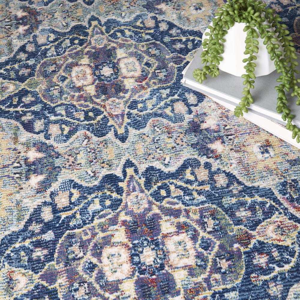 Bohemian Round Area Rug, 4' x Round. Picture 8