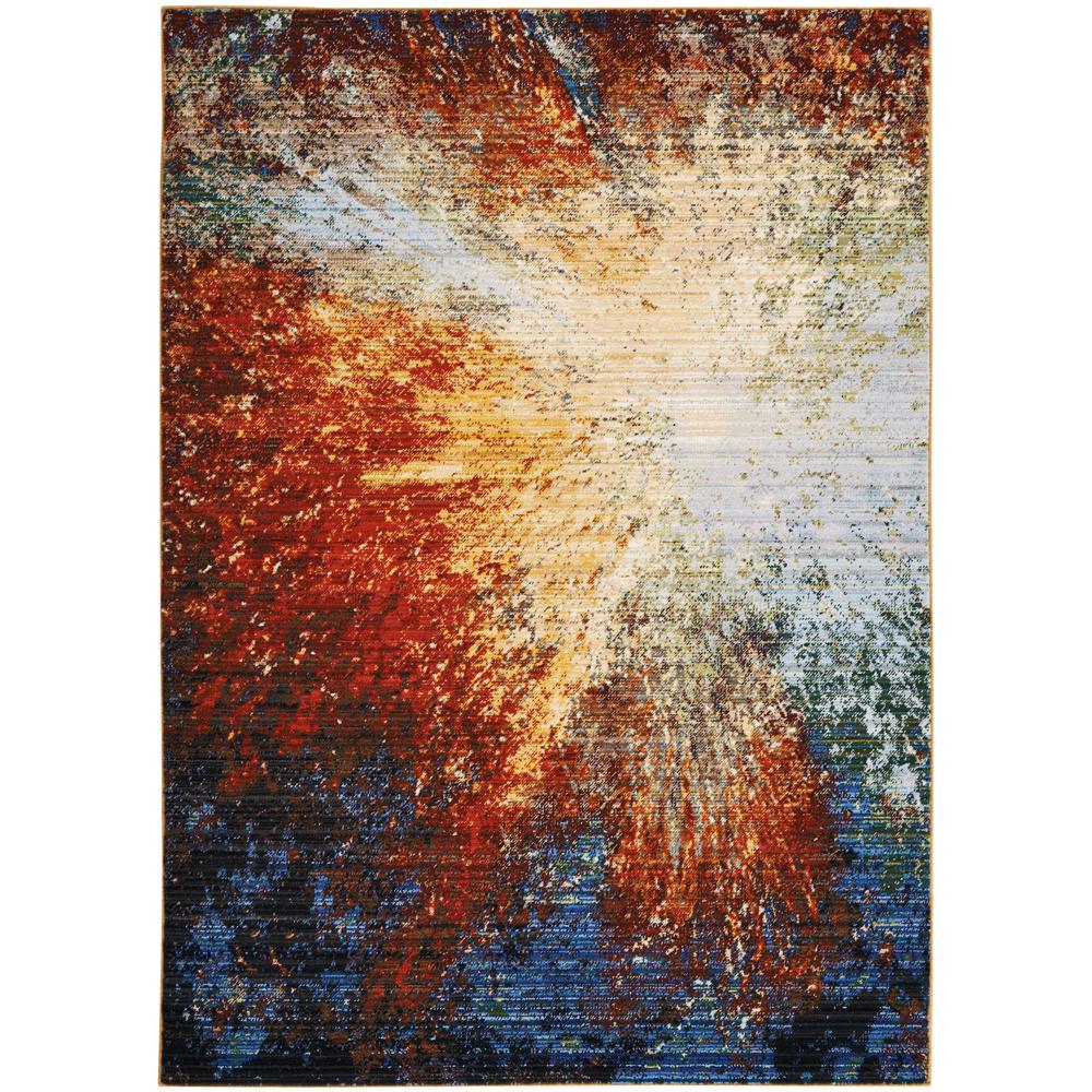 Modern Rectangle Area Rug, 6' x 8'. Picture 1