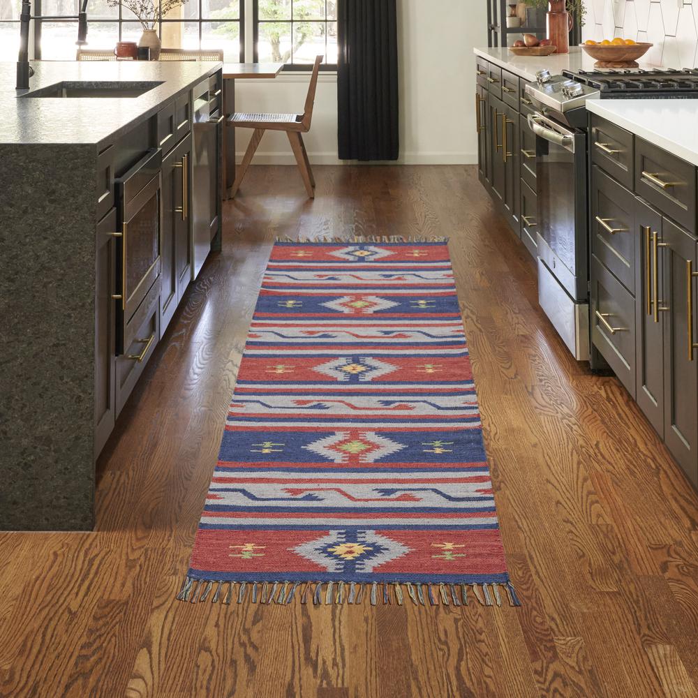 Southwestern Runner Area Rug, 8' Runner. Picture 2