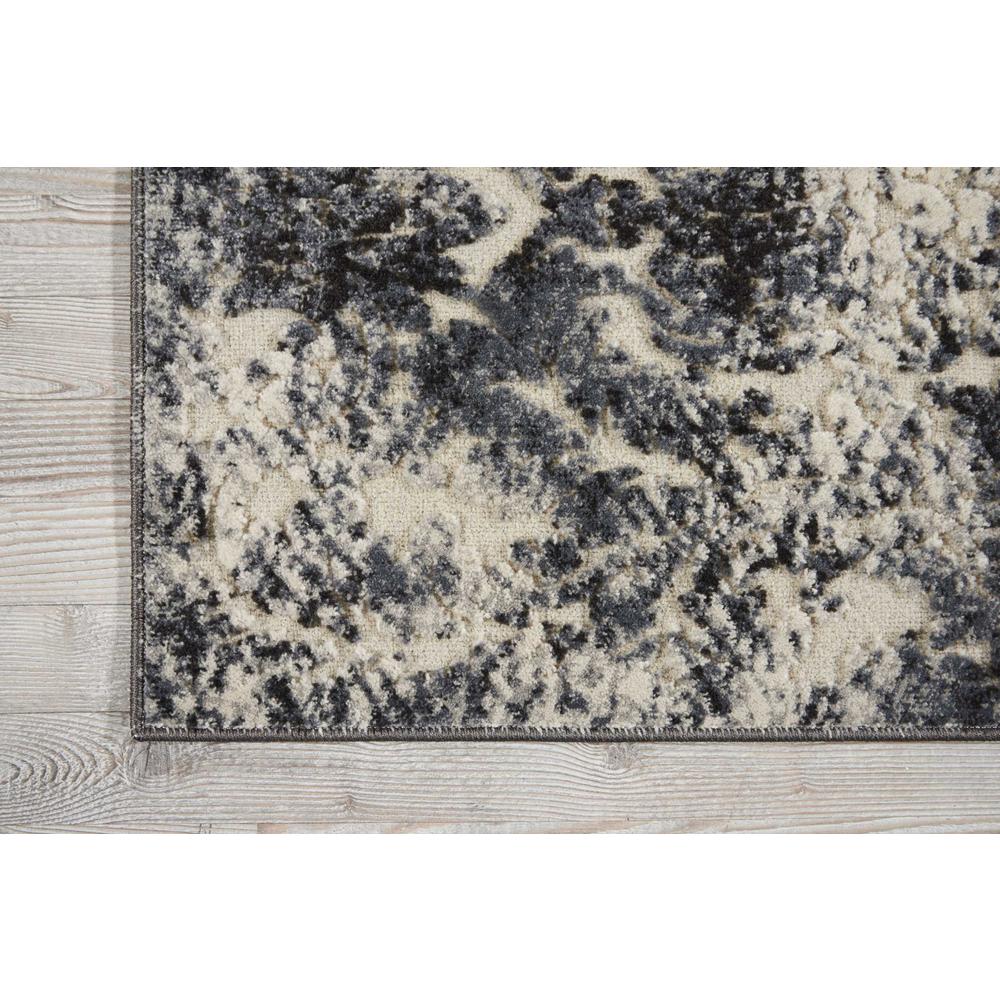 Gleam Area Rug, Ivory/Slate, 2'2" x 7'6". Picture 3