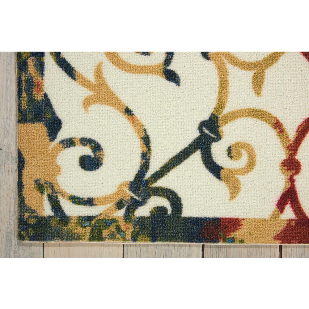 Home & Garden Area Rug, Multicolor, 4'4" x 6'3". Picture 3
