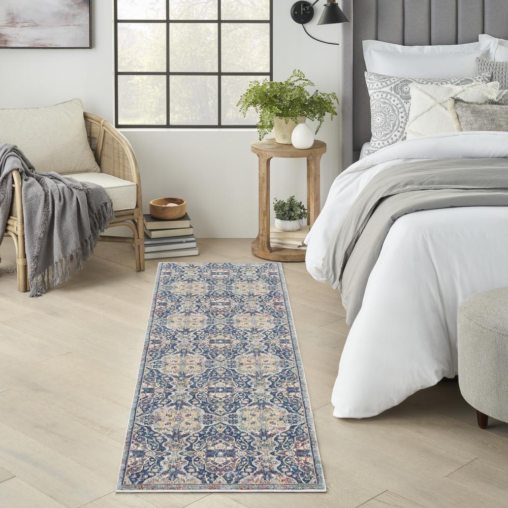 Bohemian Runner Area Rug, 8' Runner. Picture 3