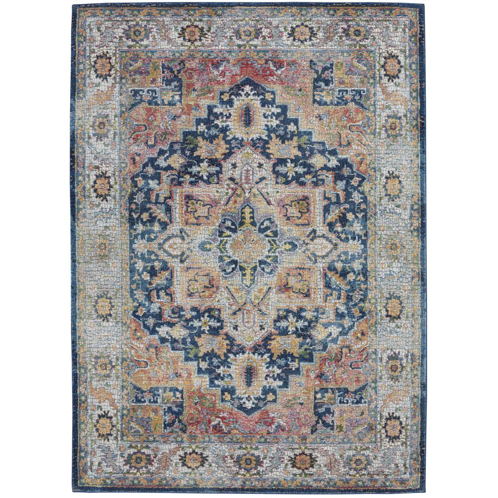 Vintage Rectangle Area Rug, 5' x 8'. Picture 1