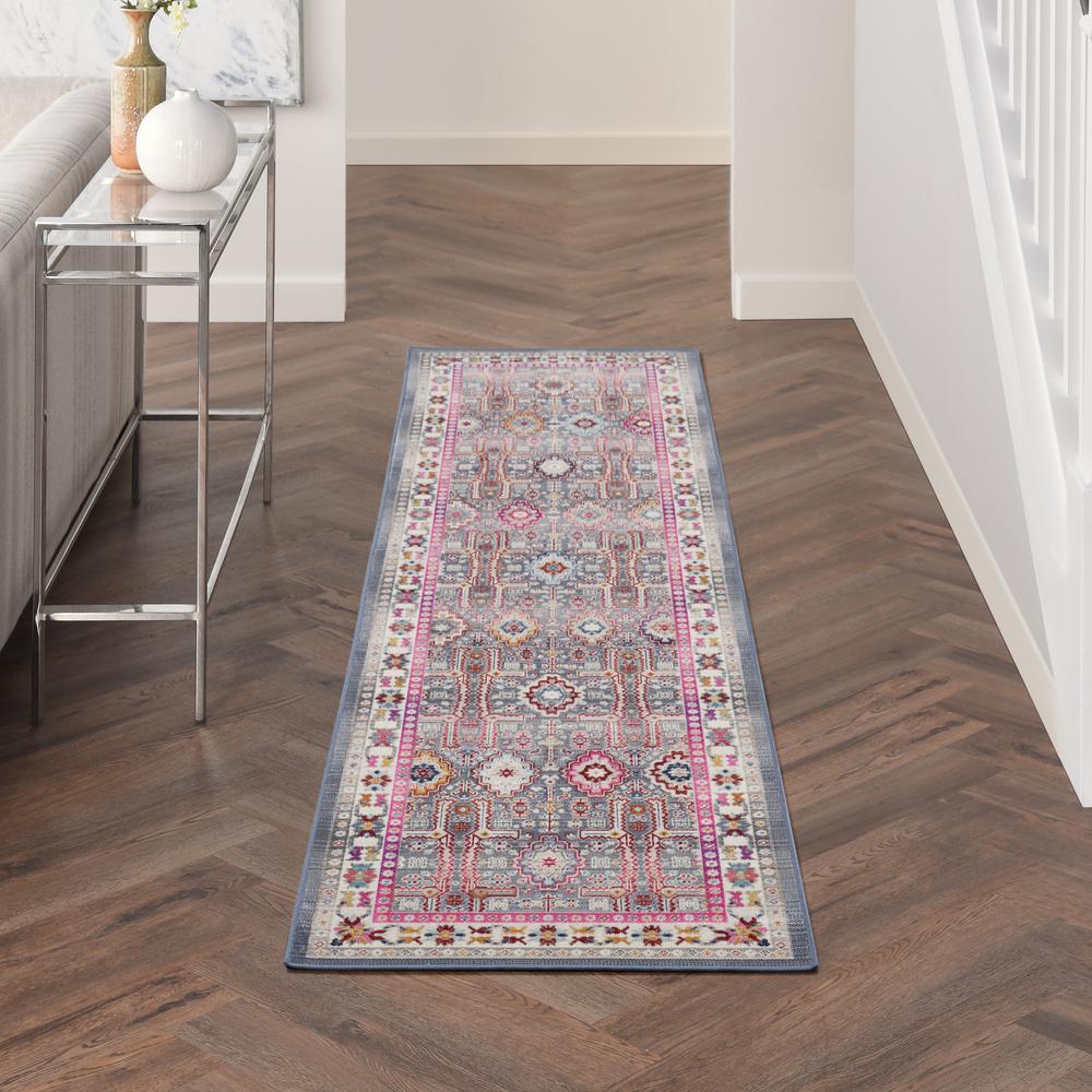 Bohemian Runner Area Rug, 6' Runner. Picture 3