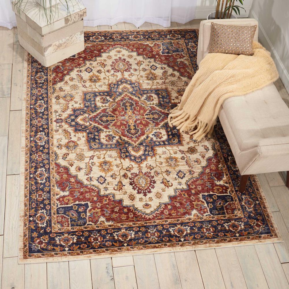 Reseda Area Rug, Cream, 5'3" x 7'6". Picture 2