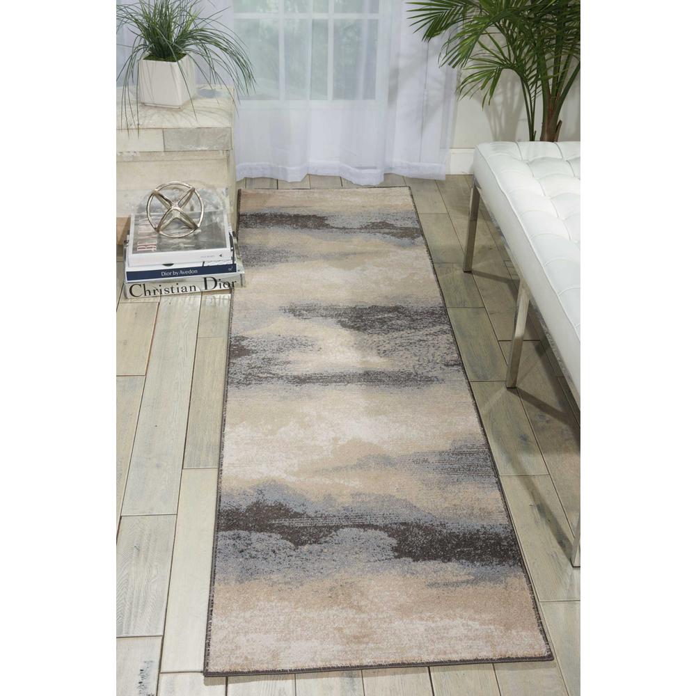 Modern Runner Area Rug, 8' Runner. Picture 3
