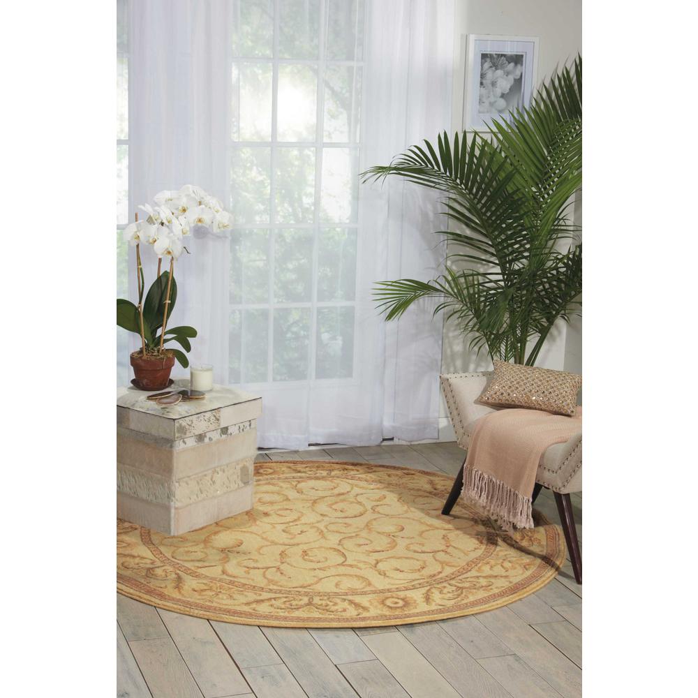 Traditional Round Area Rug, 6' x Round. Picture 2