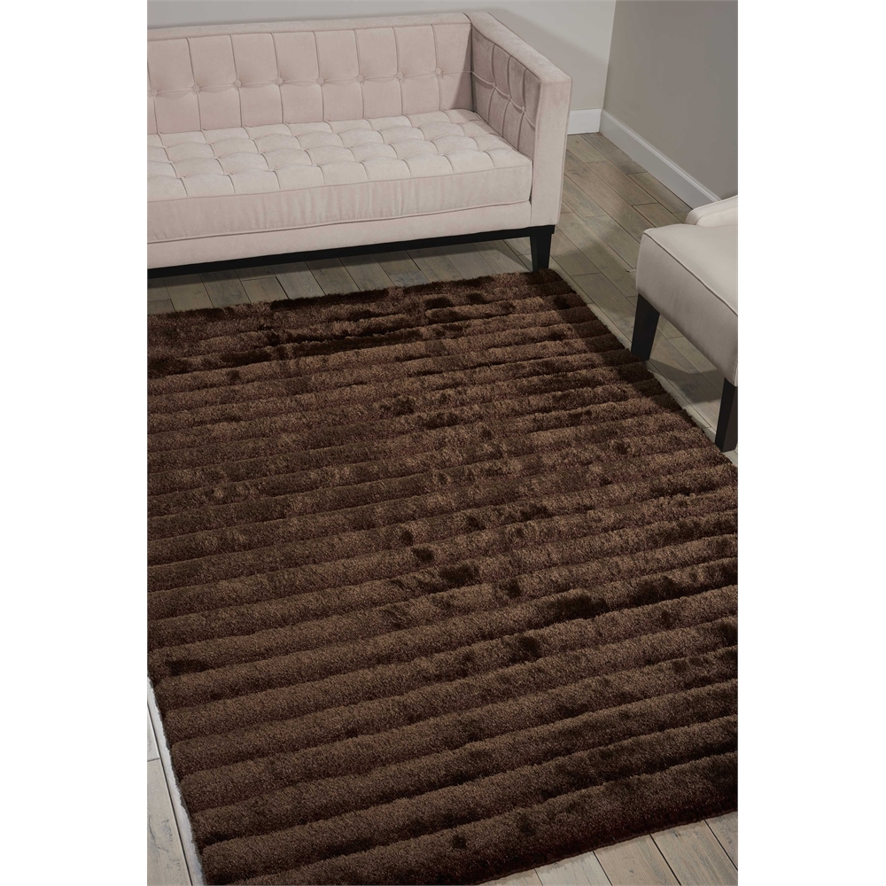 Urban Safari Mahogany Shag Area Rug. Picture 6