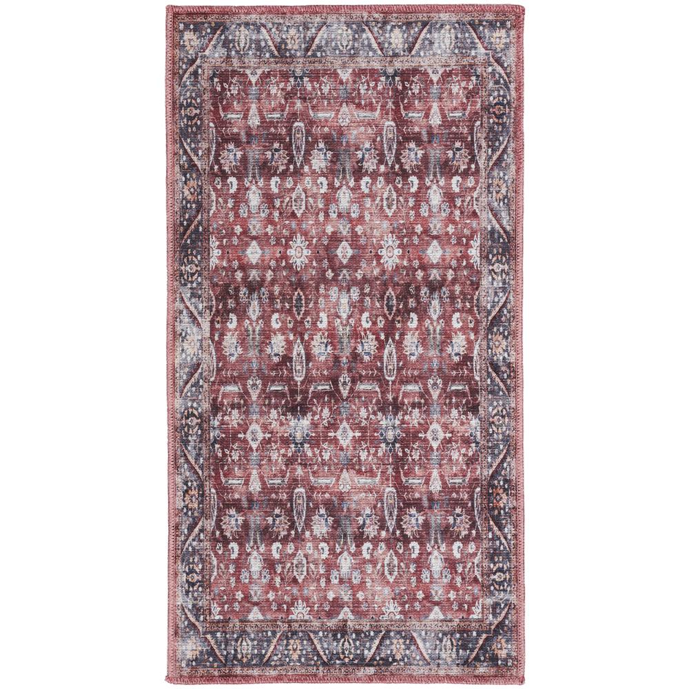 Vintage Rectangle Area Rug, 2' x 4'. Picture 1
