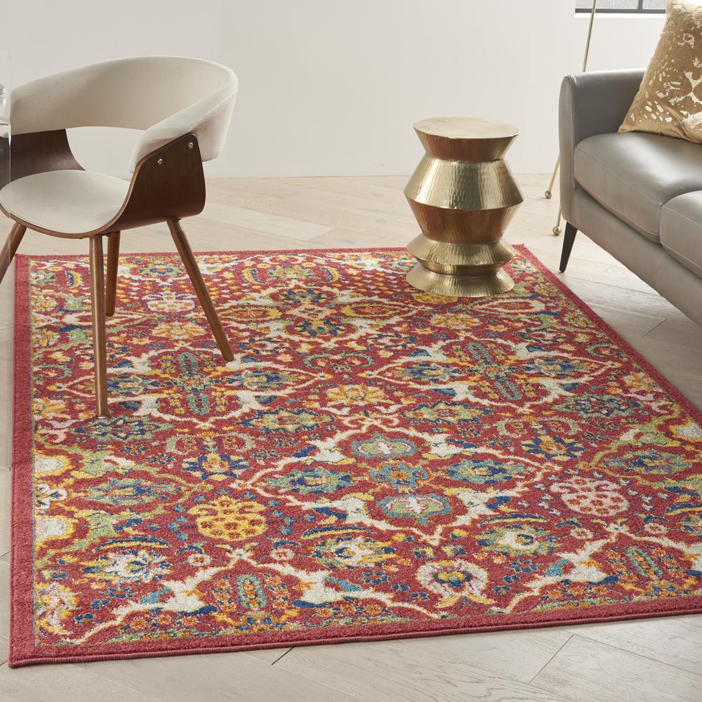 Bohemian Rectangle Area Rug, 5' x 7'. Picture 3