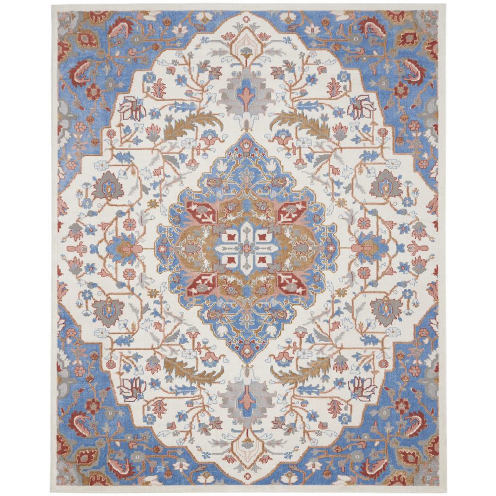Transitional Rectangle Area Rug, 8' x 10'. Picture 1
