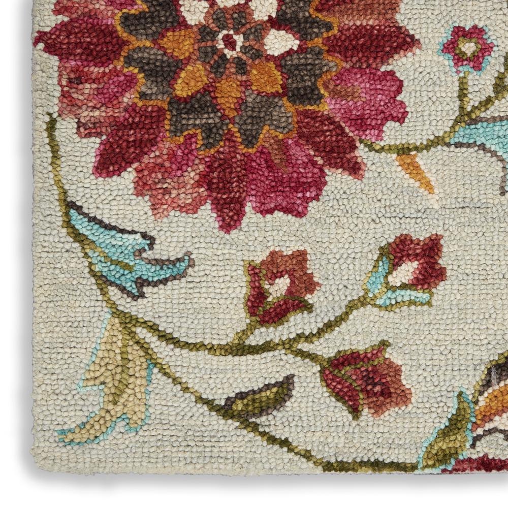 BAH04 Bahari Grey/Multi Area Rug- 5' x 7'. Picture 5