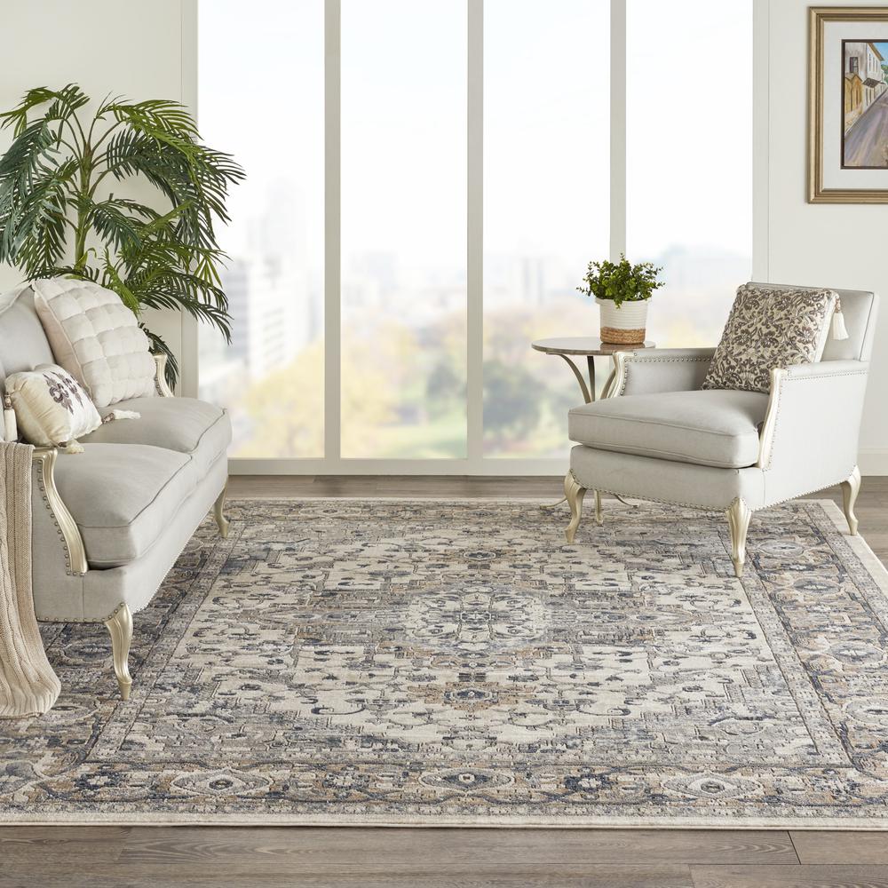 Nourison Quarry 10' x 14' Ivory/Grey Area Rug. Picture 2