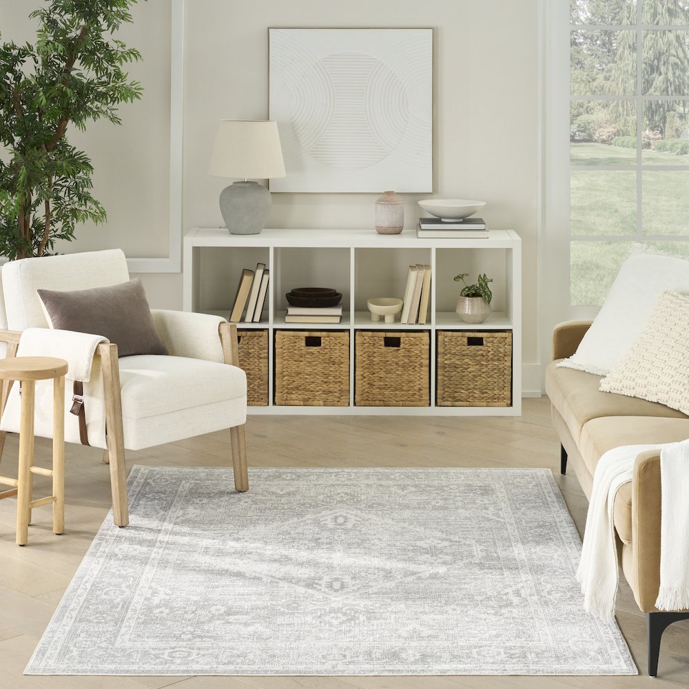 Nourison Home Astra Machine Washable Area Rug. Picture 9