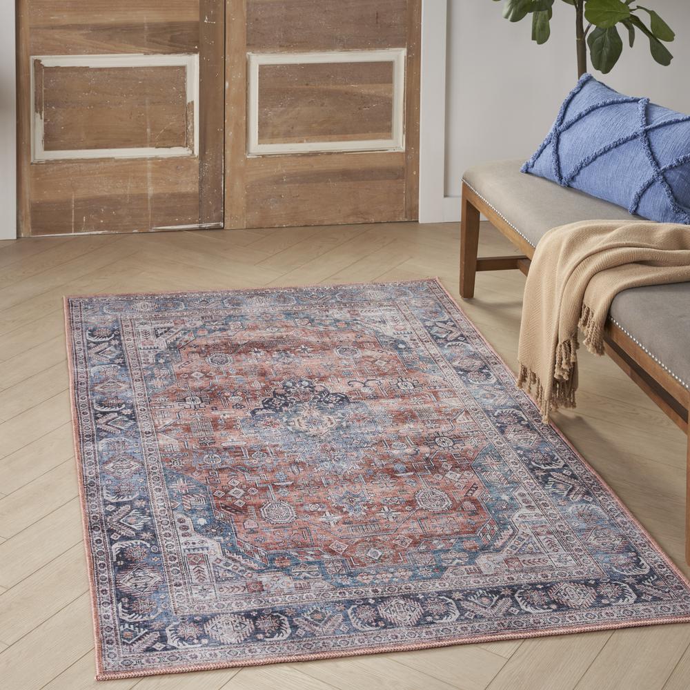 Vintage Rectangle Area Rug, 4' x 6'. Picture 3