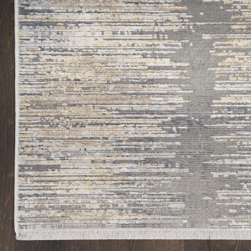 Nourison Abstract Hues Area Rug, Grey Gold 8' x 10'. Picture 4
