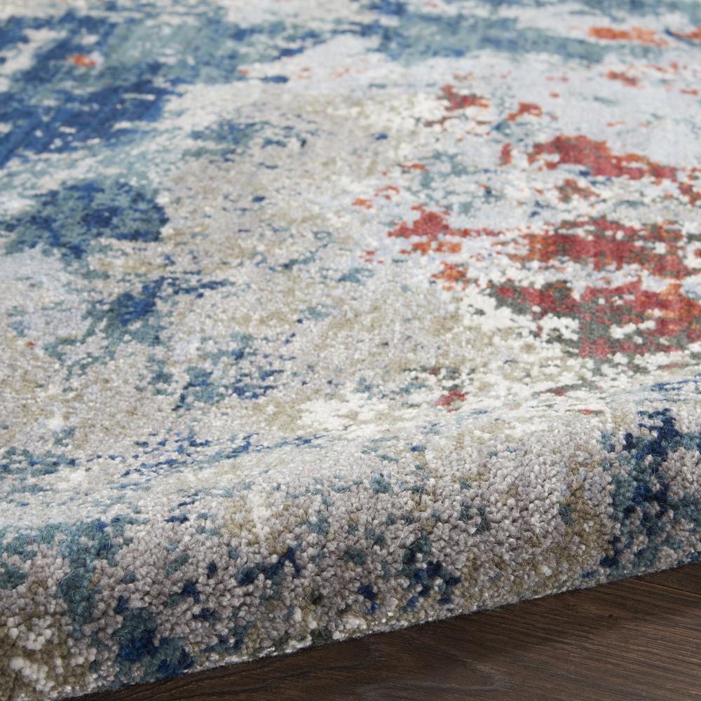 Artworks Area Rug, Navy/Brick, 8'6" x 11'6". Picture 7