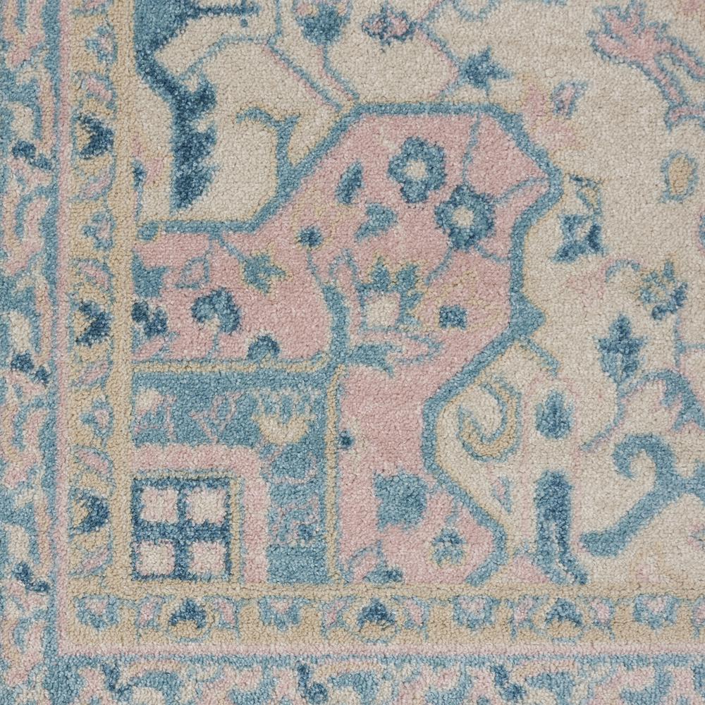 Tranquil Area Rug, Ivory/Turquoise, 8' X 10'. Picture 6
