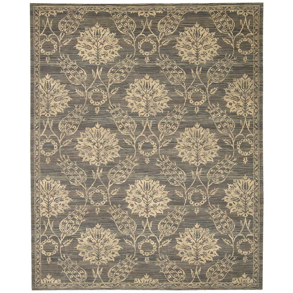 Silk Elements Area Rug, Graphite, 9'9" x 13'. Picture 1