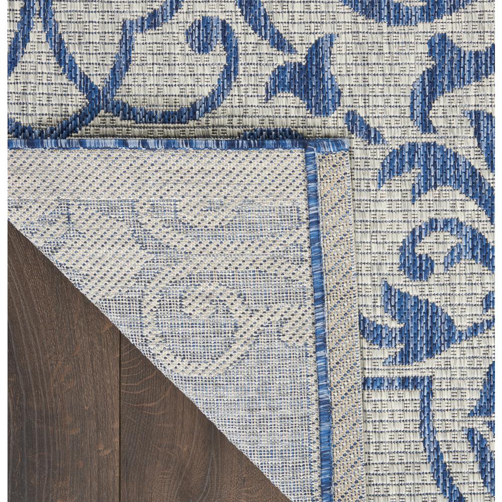 GRD04 Garden Party Ivory Blue Area Rug- 6' x 9'. Picture 3