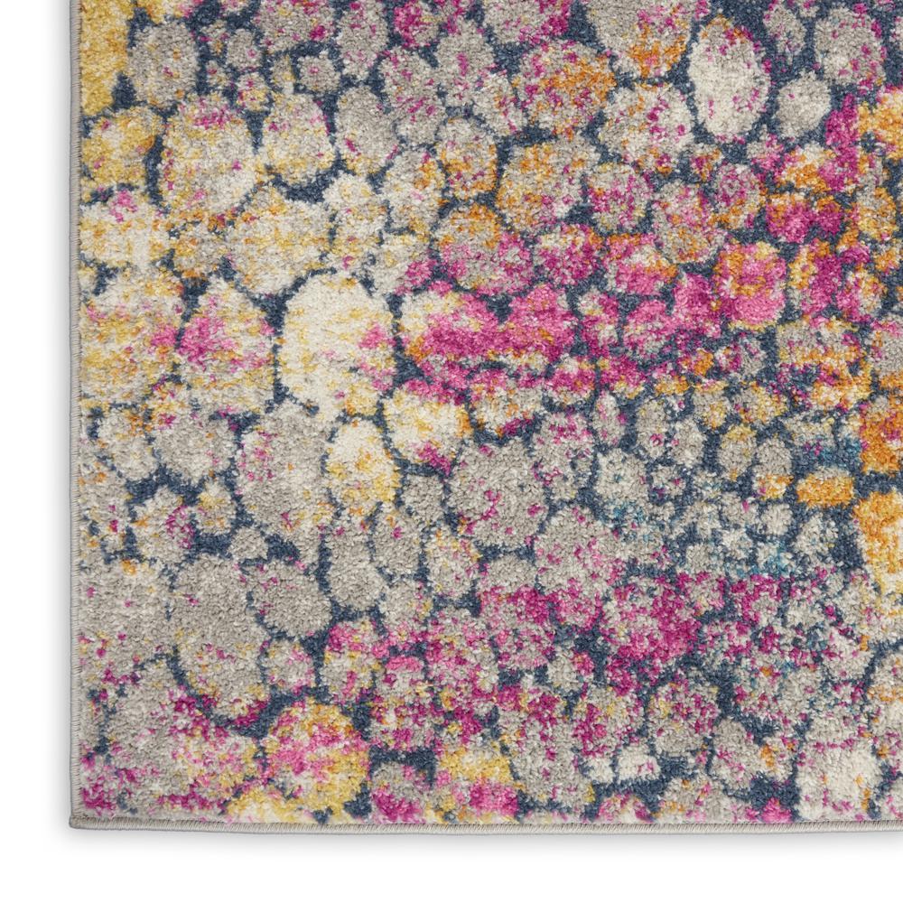 PSN34 Passion Yellow Multi Area Rug- 6'7" x 9'6". Picture 5