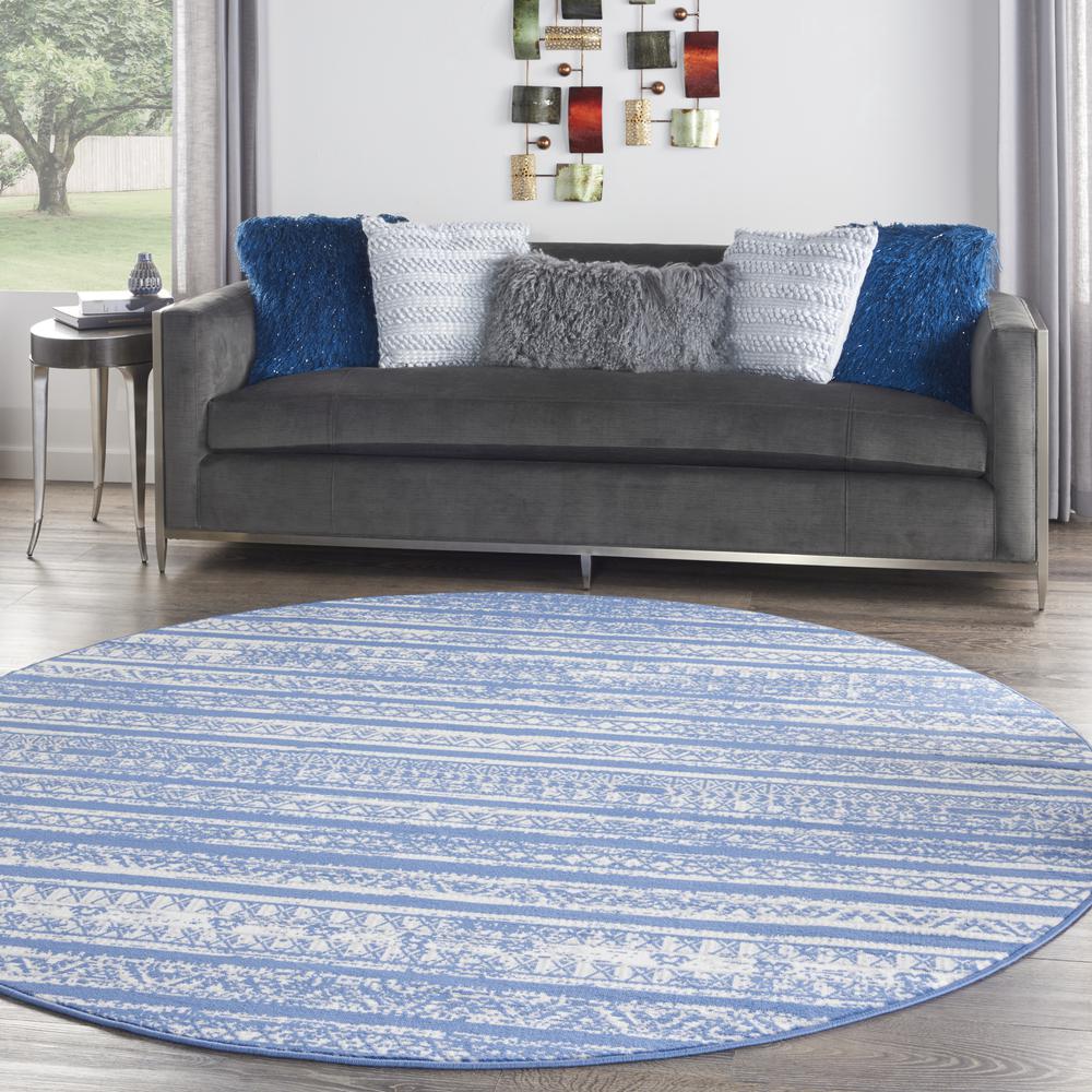 Nourison Whimsicle Area Rug, 8' Round (99446834959). Picture 2