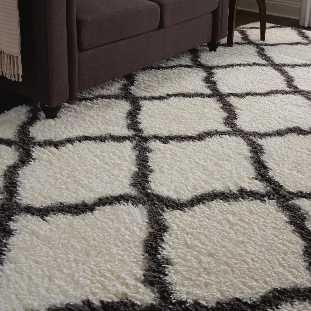 Shag Rectangle Area Rug, 8' x 10'. Picture 8