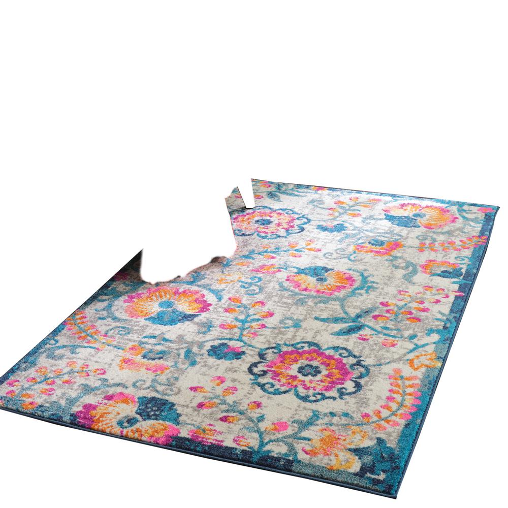 Bohemian Rectangle Area Rug, 4' x 6'. Picture 3