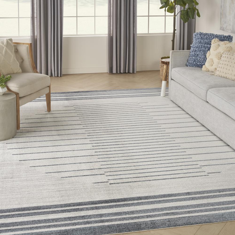 Mid-Century Modern Rectangle Area Rug, 8' x 10'. Picture 2