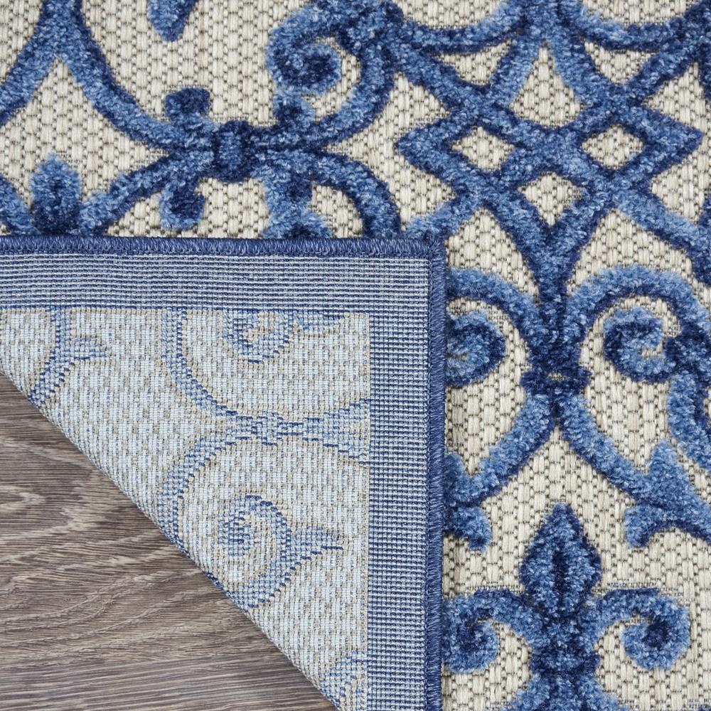 ALH21 Aloha Grey/Blue Area Rug- 2' x 6'. Picture 3