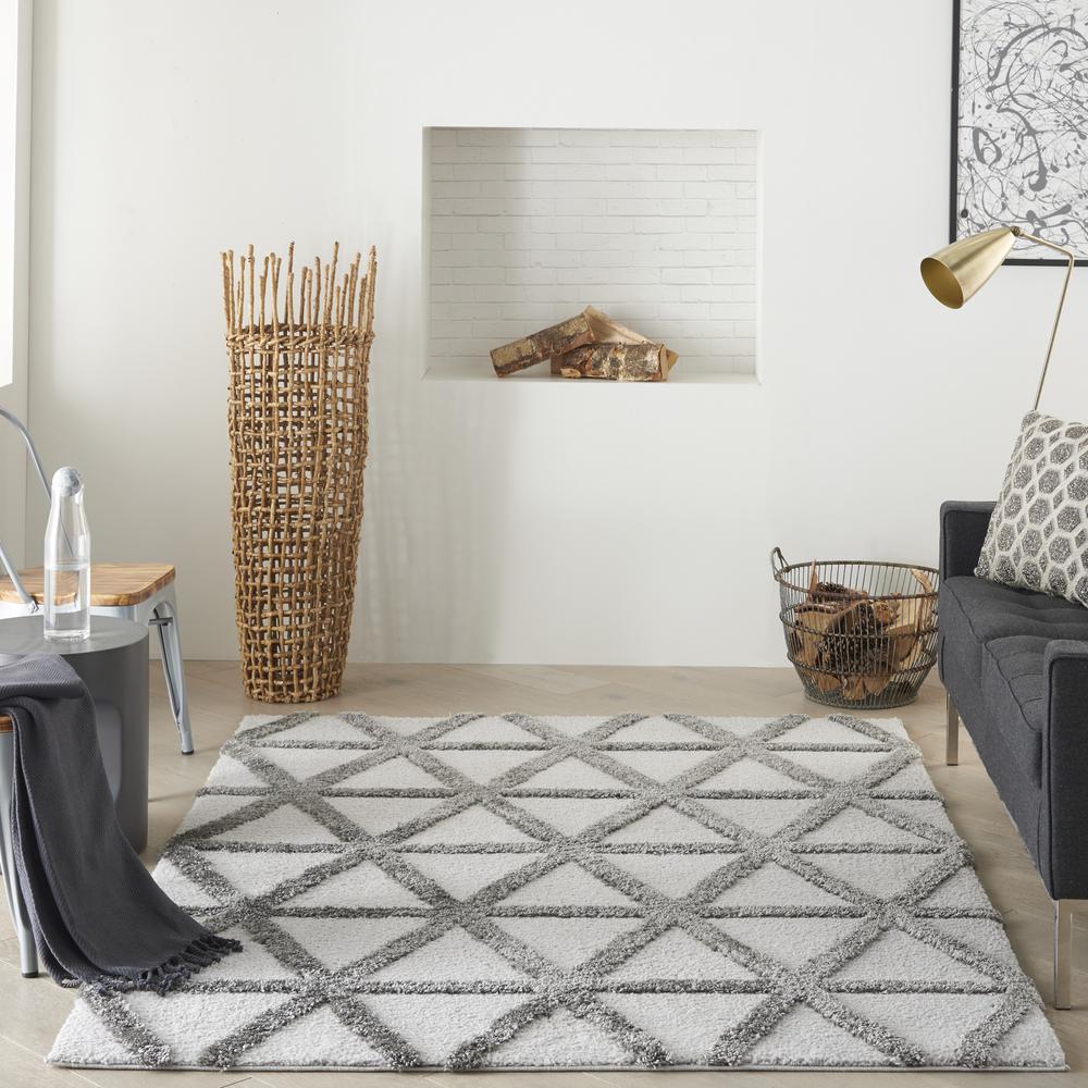 Shag Rectangle Area Rug, 5' x 7'. Picture 3
