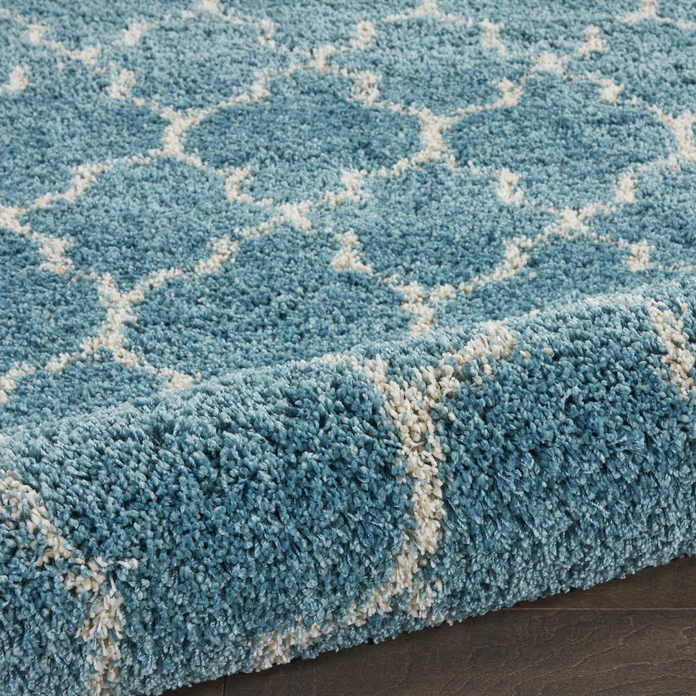 Amore Area Rug, Aqua, 3'11" x 5'11". Picture 7