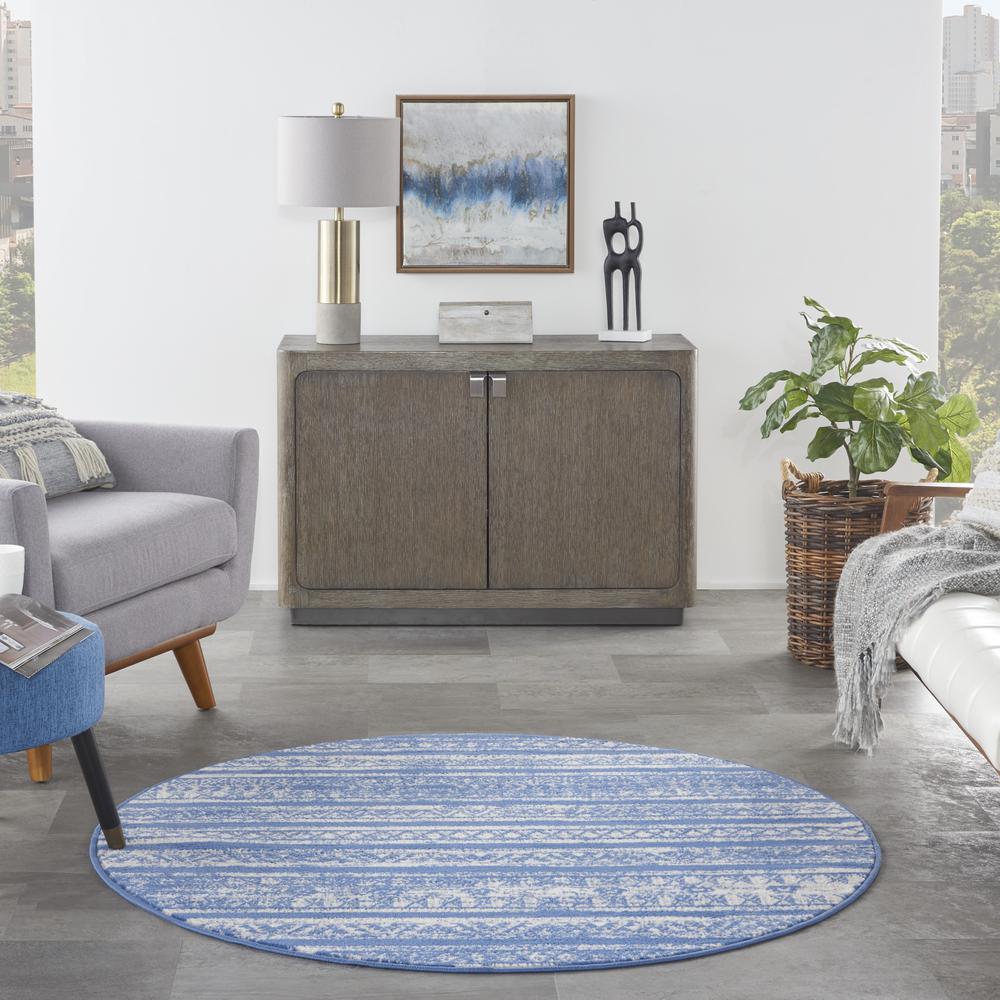Nourison Whimsicle Area Rug, 5' Round (99446834881). Picture 9