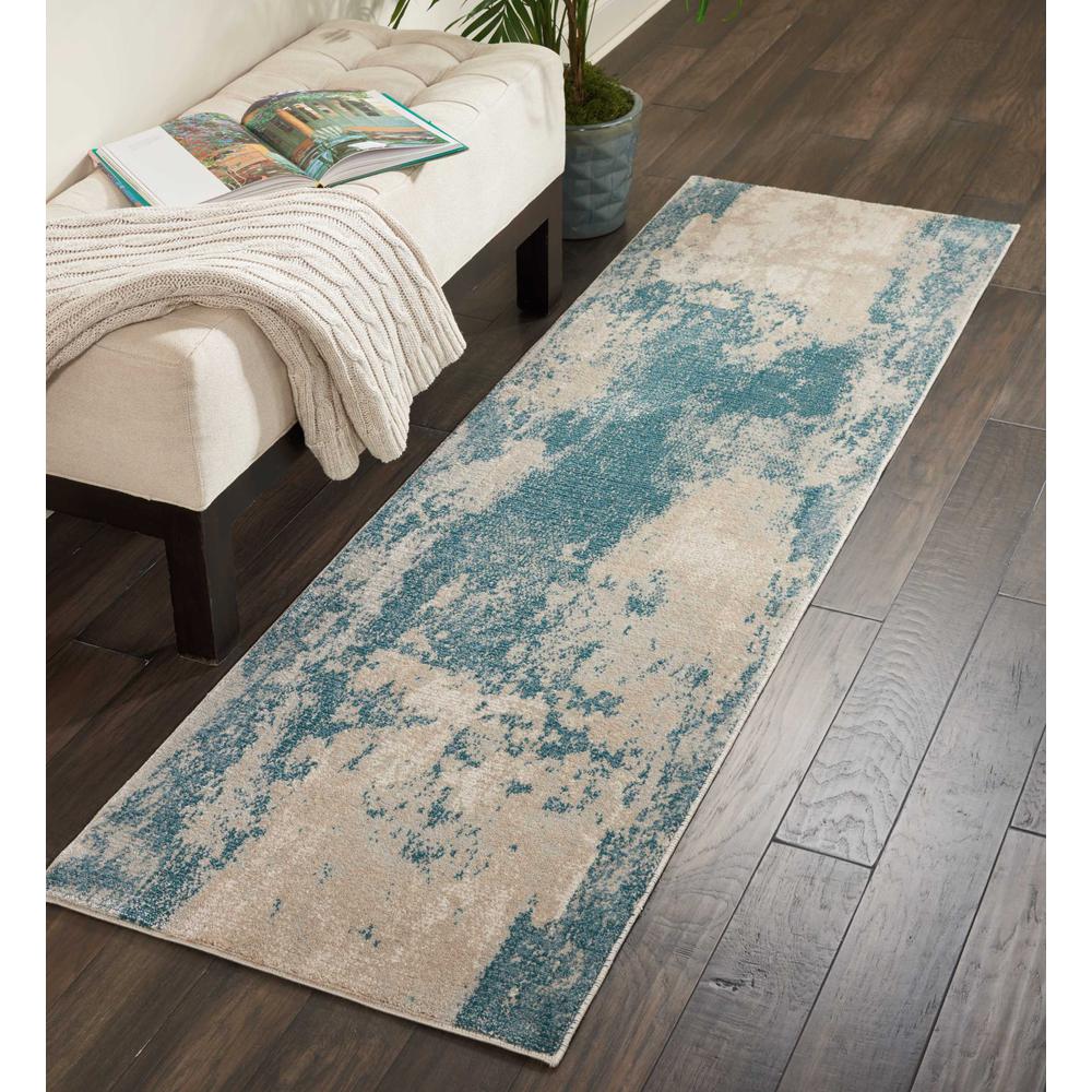 Modern Runner Area Rug, 8' Runner. Picture 2
