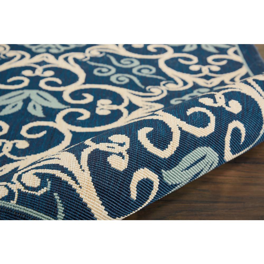 Caribbean Area Rug, Navy, 4' x ROUND. Picture 5