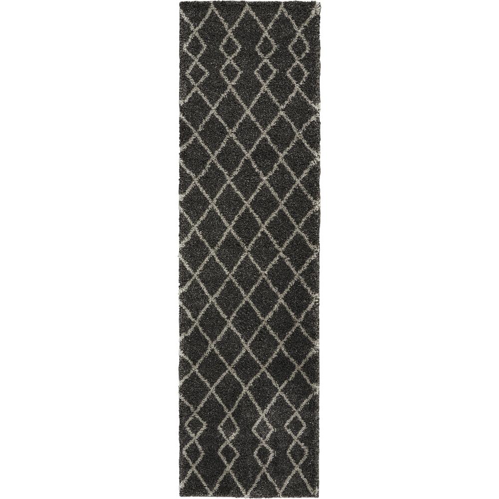 Nourison Home Geometric Shag Area Rug. Picture 1