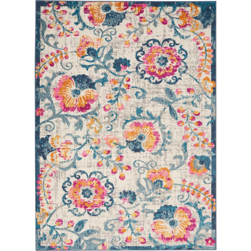 Bohemian Rectangle Area Rug, 5' x 7'. Picture 1
