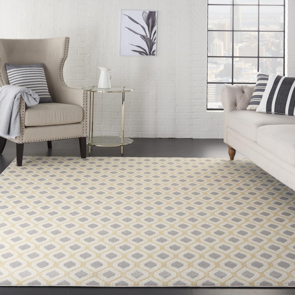 Grafix Area Rug, White, 7'10" x 9'10". Picture 2