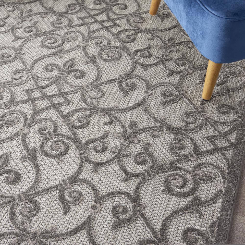 Aloha Area Rug, Grey/Charcoal, 3'6" x 5'6". Picture 8