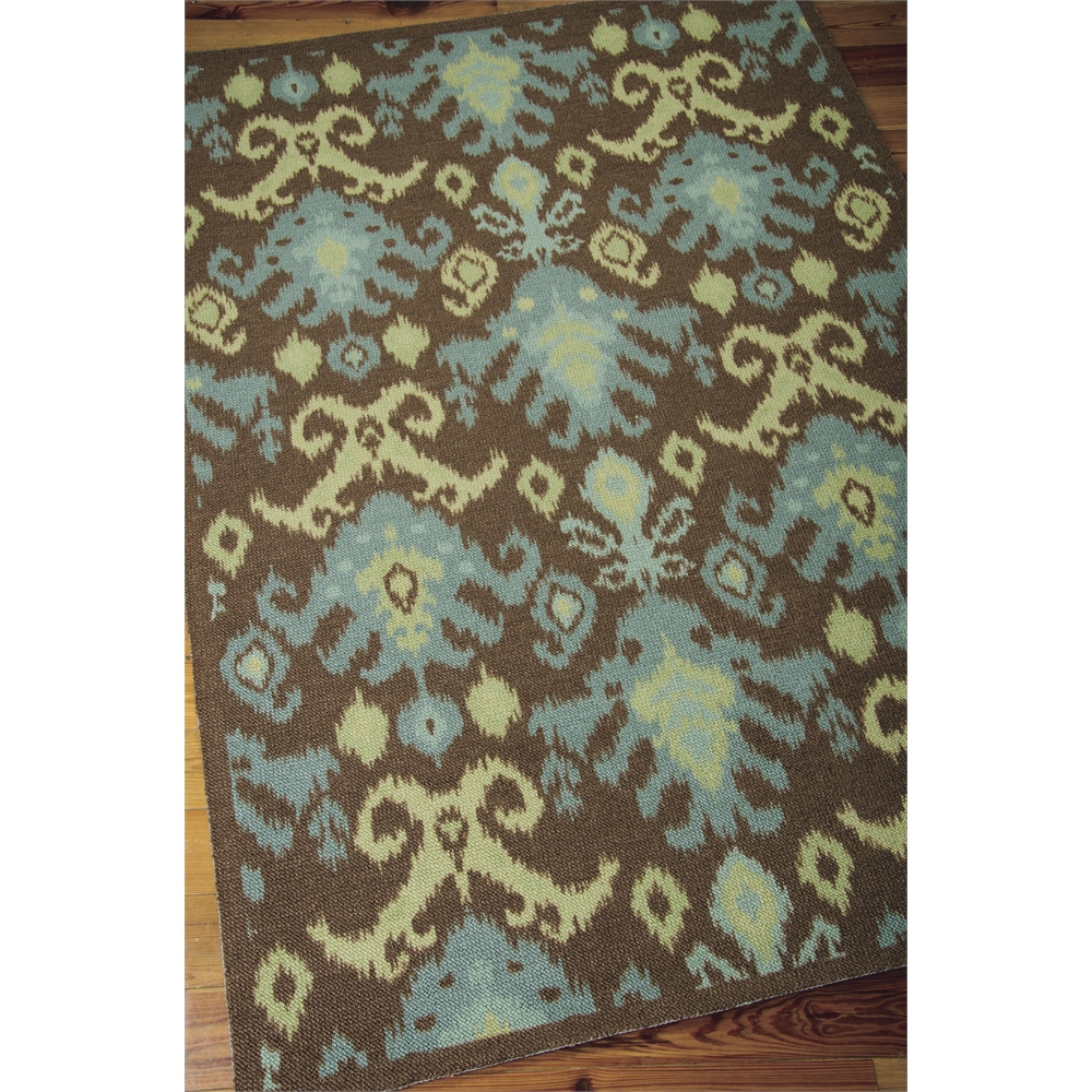 Vista Rectangle Rug By, Chocolate, 5' X 7'. Picture 3
