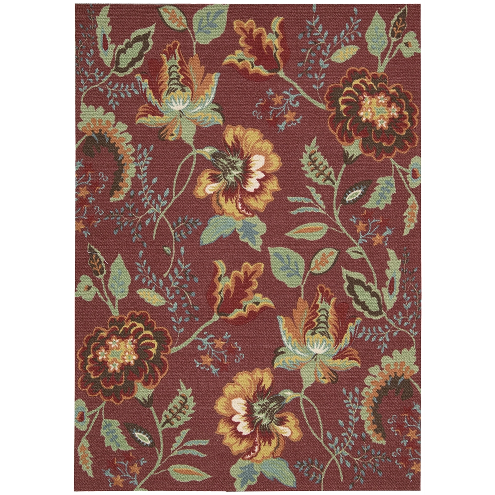 Vista Rectangle Rug By, Brick, 5' X 7'. Picture 6