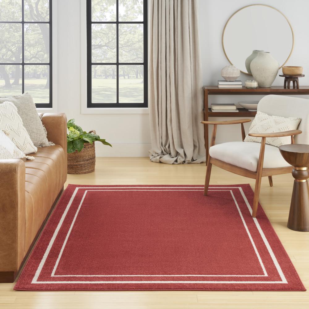 Contemporary Rectangle Area Rug, 5' x 7'. Picture 9